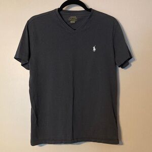 Polo Ralph Lauren Women's V-Neck Tee - Dark Gray